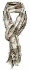 gecrashter Schal beige braun