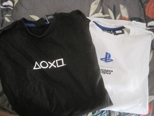 Herren Jungen T-shirt Snipes Playstation Gr. S Set Sommer weiss und schwarz