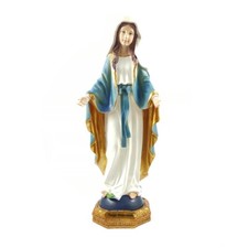 Heiligenfigur Madonna Immaculata Miraculeuse Mutter Gottes Maria Statue B8333