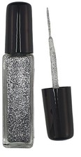 8ml Nailart Fineliner Glitter Silber. Glasflasche. Nagellack mit dünnen Pinsel