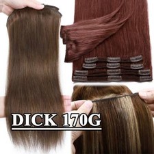 Dick 8 Haarteile 100% Remy