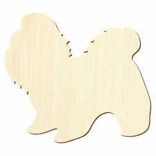 Holz Shih Tzu Hund - Deko Basteln 3-50cm