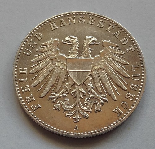 Mark lübeck 1901 wappen - mark, 1901,