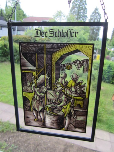 Fensterbild bleiverglasung - fensterbild,