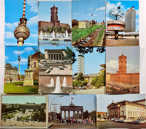 Postkarten lot ddr berlin - x,