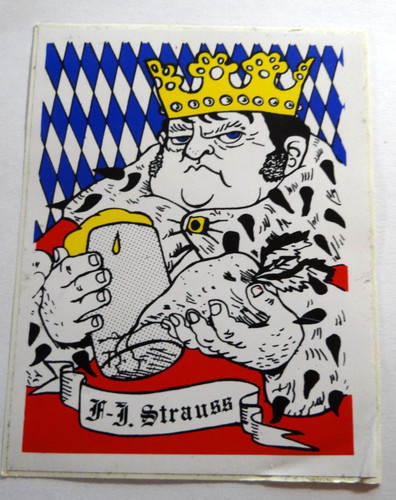 Werbe aufkleber fjs - fjs, franz