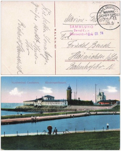 Cuxhaven kinderspielbassin - ak,