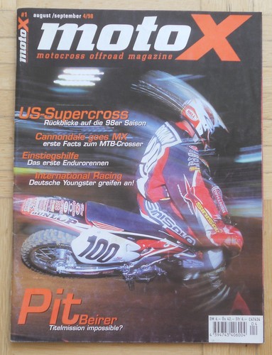 Moto allererste ausgabe 1998 - moto-x,