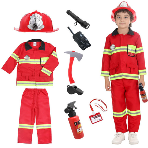 Feuerwehrmann kostüm kinder - feuerwehrmann,