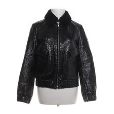 Ganni, Lederjacke, Damen