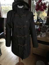 OCK Damen Outdoor Jacke Winterjacke mit Kapuze Graubraun Gr. 42
