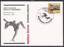 PK Bauhaus Dessau Gret Palucca Wassily Kandinsky Balett Abstraktion 1987 10 Bln.