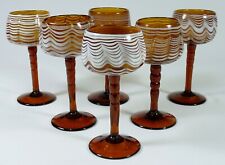 MURANO - seltene WEINGLÄSER Weinglas Glas FADENGLAS - Handarbeit - Unikate