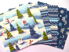 6 Blatt Stampin Up DSP "Bärenstarke Weihnachten" - 15,2x15,2cmx/6x6inch - REST