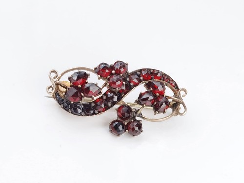 Antike granat brosche tombak - antike,