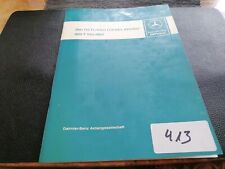 Mercedes Einführungsschrift W 123 300TD u 200 T Stand 09/80