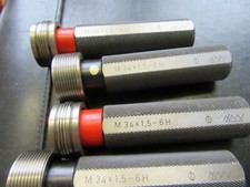 Gewinde Lehrdorn M 34 x 1,5 - 6H Feingewinde Gewindelehrdorn LMW #KC2-2#