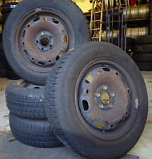 SEAT, SKODA, VW Allwetter-Kompletträder 165/70R 14 M+S auf 5x14" Stahlfelgen 7mm