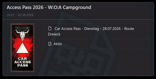 Wacken open air - 2026, car