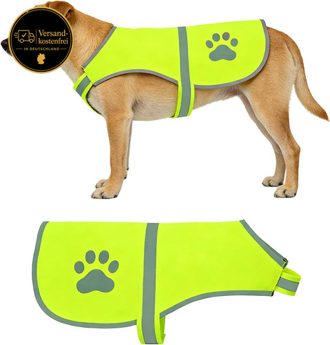 Warnweste hund reflektierend - hund,