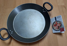 RÖSLE Eisen Servierpfanne mit Gussgriffen Ø 28 cm neuwertig + Gebrauchsanleitung