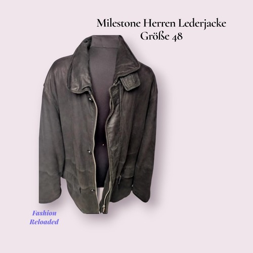 Milestone herren leder - leder, jacke