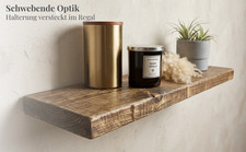 Wandboard Massivholz Baumkante