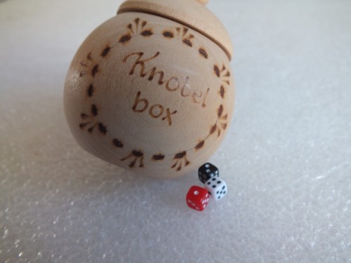Vintage holz knobel box - vintage,