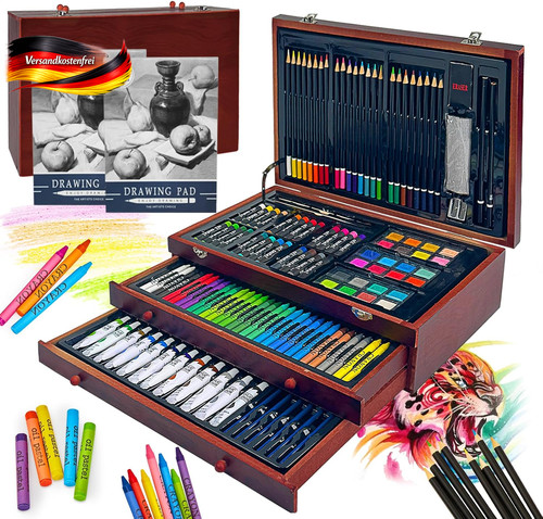 Kunstset für kinder und - kunstset,