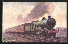 AK Flying Scotsman, L. & N. E. Railway, englische Eisenbahn mit Lokomotive 282 