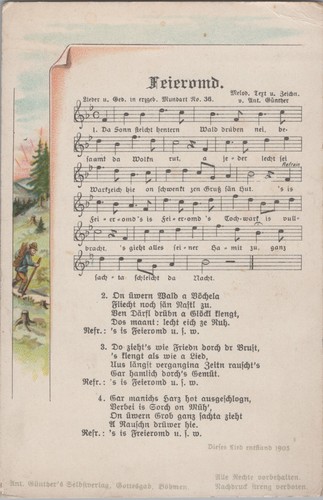Lied 36 feieromd - nr.,