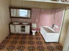 Lundby Puppenhaus  Badezimmer Möbel (ca. 1988) aus 1. Hand (nur Möbel)