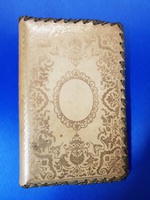 Antiker Buchschoner, Buchumschlag,  Bucheinband, Buchhülle Handarbeit