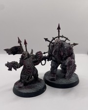 Chaos Space Marines Traitor Guard Traitor Enforcer Traitor Ogryn gut bemalt