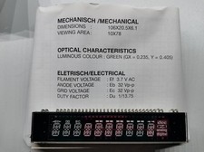 3 * Futaba FV651G VFD Display, NOS