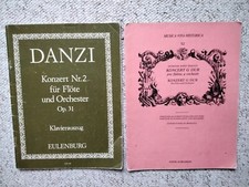 Noten für Querflöte: Danzi: Konzert Nr.2,D.J.Skroup Konzert G-Dur,Gebrauchssp.