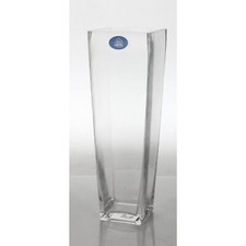 Glasvase eckig Glas Vase