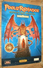 Pool of Radiance : Ruins of Myth Drannor very rare  promo Poster 84x59cm
