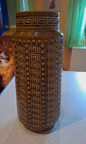 Vase aus keramik braun - aus,