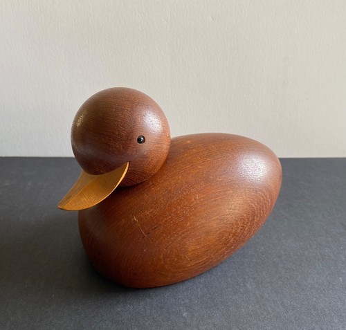 Teakholz ente groß - ente,