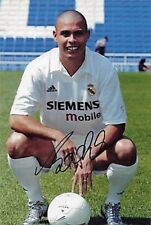Ronaldo UH FC Barcelona Foto vom Original Autogramm UH #106