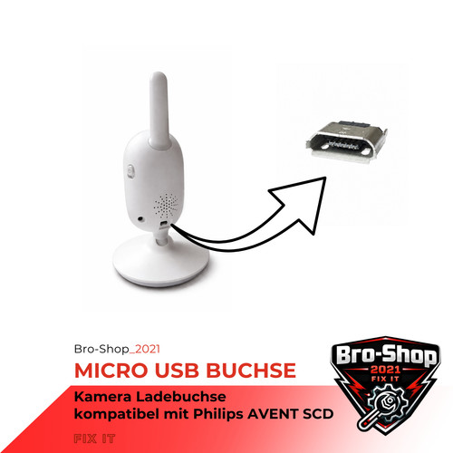 Micro usb buchse - buchse, kamera
