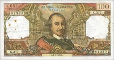 Frankreich / France P.149 100 Francs 1964-1979 (3-)
