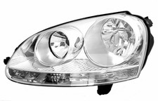 Scheinwerfer links für VW Golf 5 + Jetta 3 1K Chrom Halogen Streuscheibe + LWR