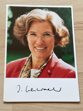 Irmgard Schwaetzer original signierte Autogrammkarte Ak Politik FDP alt