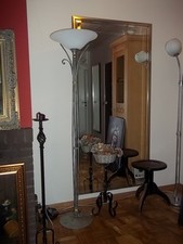 Deckenfluter GlasSchirm Antike