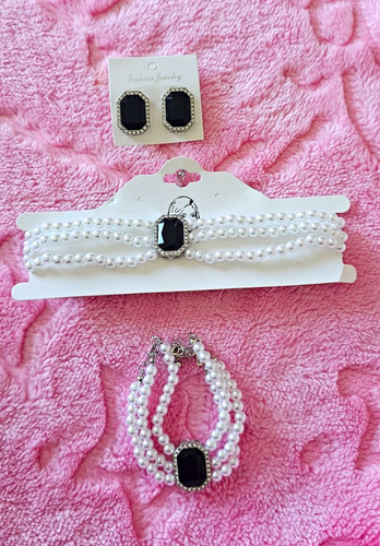 Schmuckset kunstperlen - schmuckset,