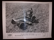 Original Lanz Foto Alldog mit Cambridge Walze & Egge Prospekt Bilderdienst