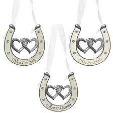 Hochzeit Silber/Weiß Doppel