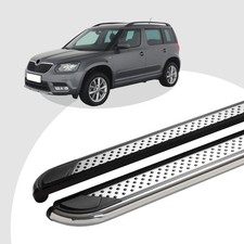 Trittbretter passend für Skoda Yeti ab 05/2009-12/2017 (Model: MYDO, Farbe: Chro